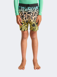 Billabong Radiant Layback 14 Inch Boys Swim Short Black Print