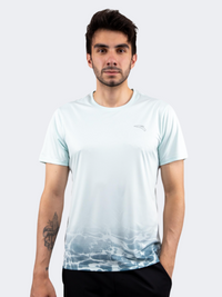Anta Advanced Men Running T-Shirt Light Blue