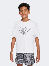 Nike Multi Boys Training T-Shirt White