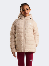 The North Face Reversible Perrito Girls Hiking Jacket Timeless Taupe