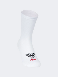 Pacific Dont Quit Unisex Running Sock White