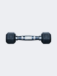 Irm-Fitness Factory Hex Rubber Dumbbell 1 Kg Fitness Weights Black