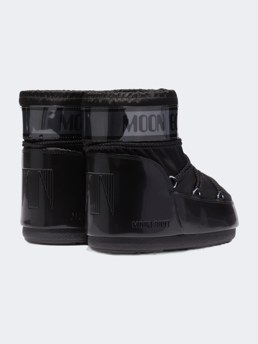 Moonboot Icon Low Glance Unisex After Ski Boot Black