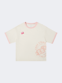 Erke Kids-Girls Lifestyle T-Shirt Glacier White