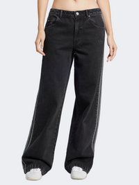 Adidas Adicolor Denim 3-Stripes Track Women Originals Pant True Black