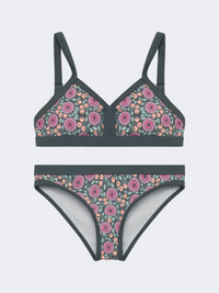 Color Kids Aop Girl Swim Bikini Set Turbulence