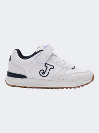 Joma Tornado Jr 25 Ps-Boys Lifestyle Shoes White/Navy Blue