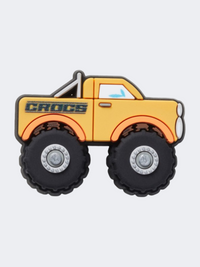 Crocs Orange Monster Truck Unisex Lifestyle Pins Multicolor