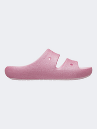 Crocs Classic Glitter V2 Kids Lifestyle Sandal Pink Milk