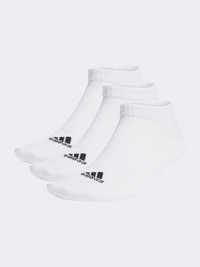 Adidas Thin And Light Sportswear Low-Cut 3 Pairs Unisex Sportswear Sock White/Black