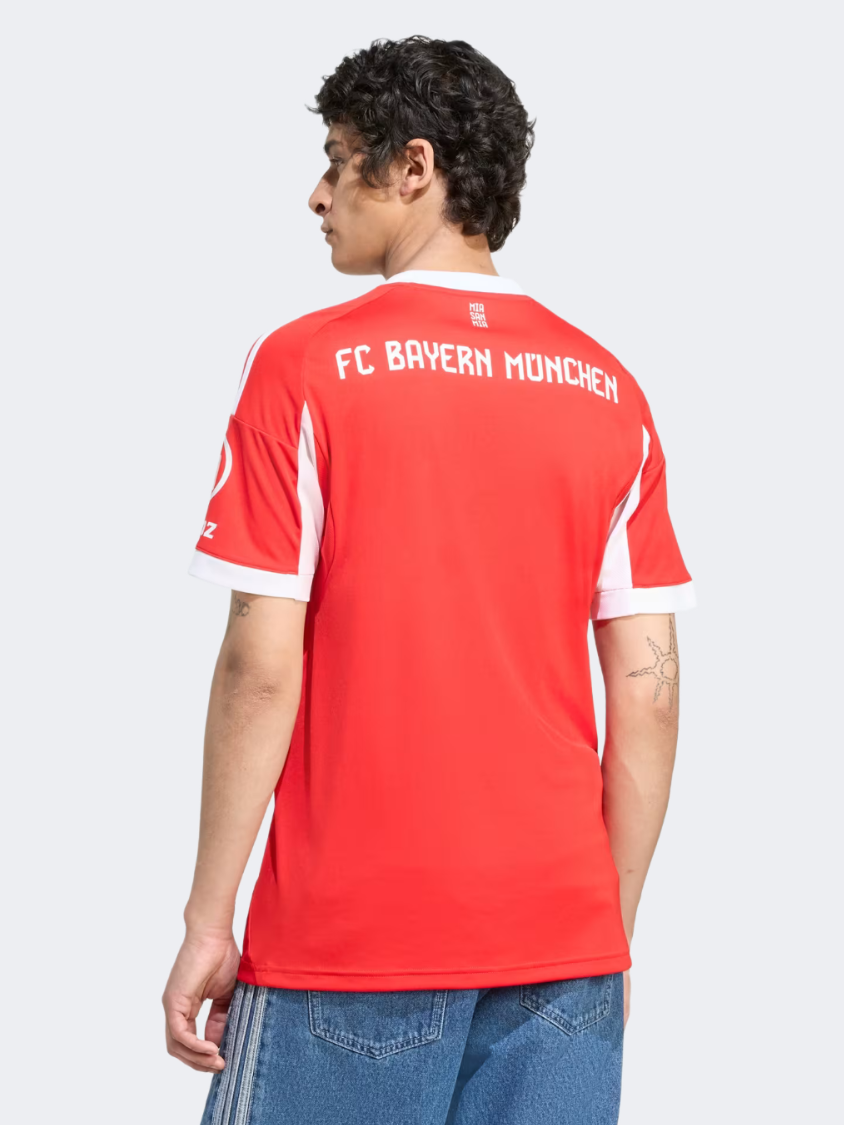 Adidas Fc Bayern 25/26 Home Jersey Men Football T-Shirt Red