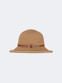 Oil And Gaz Stylish Women Beach Straw Hat Beige