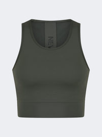 Oil&Gaz Breathable Women Training Bra Dark Green