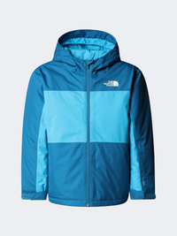 The North Face Freedom Insulated Boys Skiing Jacket Dusk Blue