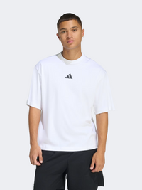 Adidas Men City Tech Upf Sportswear Tshirt White