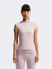 Nike Sportswear Sleeveless Fitted Women Lifestyle Tank Platinum Violet/Sail