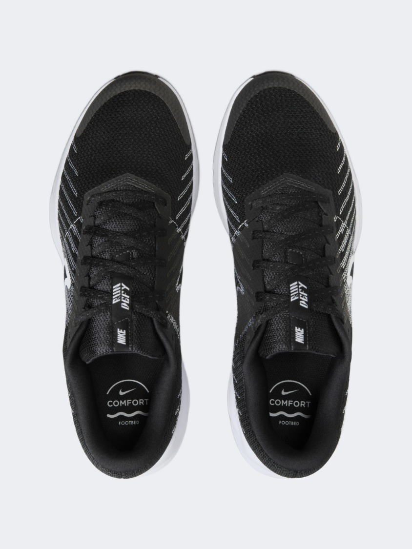 Nike Run Defy Men Running Shoes Black/White