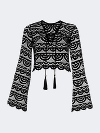 Pq Swim Midnight Noah Top Women Beach Shirt Black