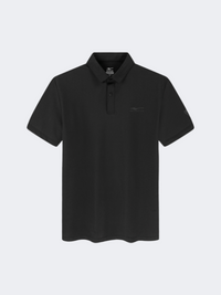 Erke Micro Collar Men Tennis Polo Short Sleeve Black