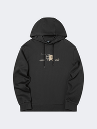 Erke Men Lifestyle Hoody Dark Greyish Brown