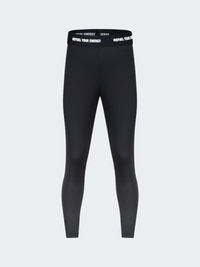 Oil&Gaz Fitted Kids-Girls Lifestyle Tight Black