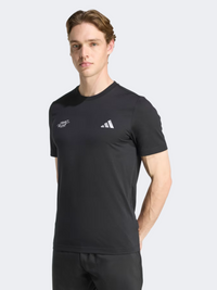 Adidas Tennis Graphic Men Tennis T-Shirt Black
