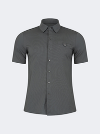 Oil And Gaz Basic Men Lifestyle T-Shirt Drak Grey