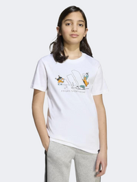 Adidas Winter Sports Graphic Kids-Boys Sportswear T-Shirt White