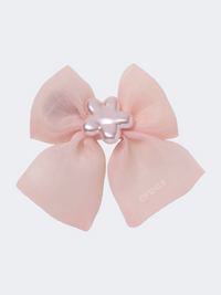 Crocs Jibbitz Sheer Pink Bow Unisex Lifestyle Pins
