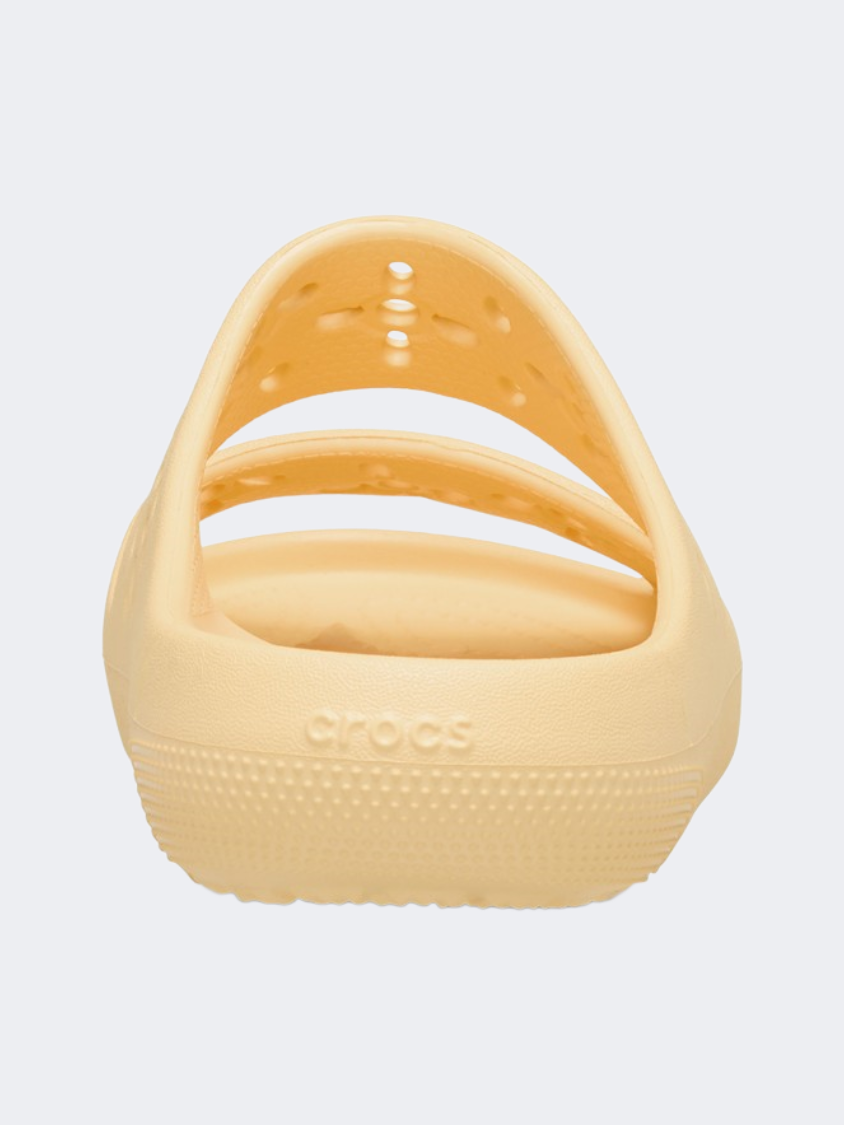 Crocs Classic Floral Cut Out Clog Unisex Lifestyle Slippers Golden Hour