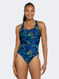 Zoggs Siroc Sonic Back Women Swimming Monokini Navy Blue