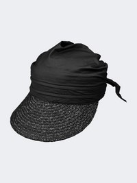 Stamion Visor Women Beach Hat Black