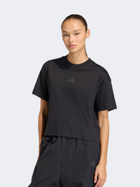 Adidas Women City Tech Upf Sportswear Tshirt Black