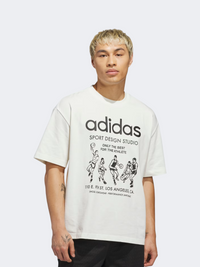 Adidas Only The Best For The Athlete Men Original T-Shirt Off White