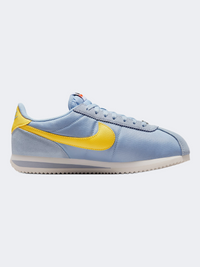 Nike Cortez Textile Women Lifestyle Shoes Blue/Sail/Orange
