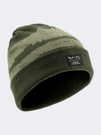 Salewa Logo Unisex Hiking Beanie Dark Olive