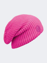 Buff Knitted And Polar Unisex Lifestyle Beanie Pink