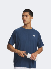 Under Armour Tech Textured Men Training T-Shirt Wham Blue/White