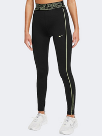 Nike Pro Df Sport Pack Girls Lifestyle Tight Black/Volt
