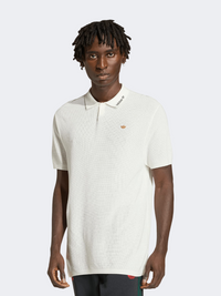 Adidas Men Polo Shirt Short Sleeve Cloud White