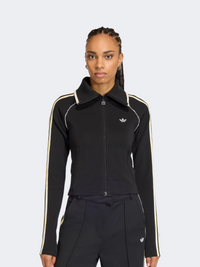 Adidas Slim Fitted Firebird Women Original Track Top Black