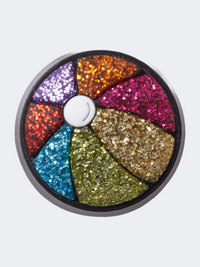 Crocs Glitter Beach Ball Unisex Lifestyle Pins Multicolore