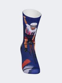 Pacific Wiggins Unisex Cycling Sock Blue