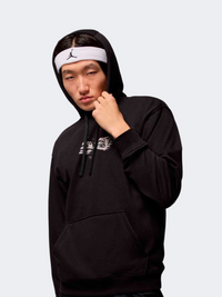 Nike Df Jordan Sport Crossover Gfx Men Lifestyle Hoody Black/White