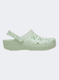 Crocs Classic Floral Cut Out Clog Unisex Lifestyle Jade Tint
