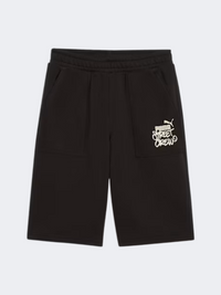 Puma Mid 90S Relaxed Boys Lifestyle Short Black