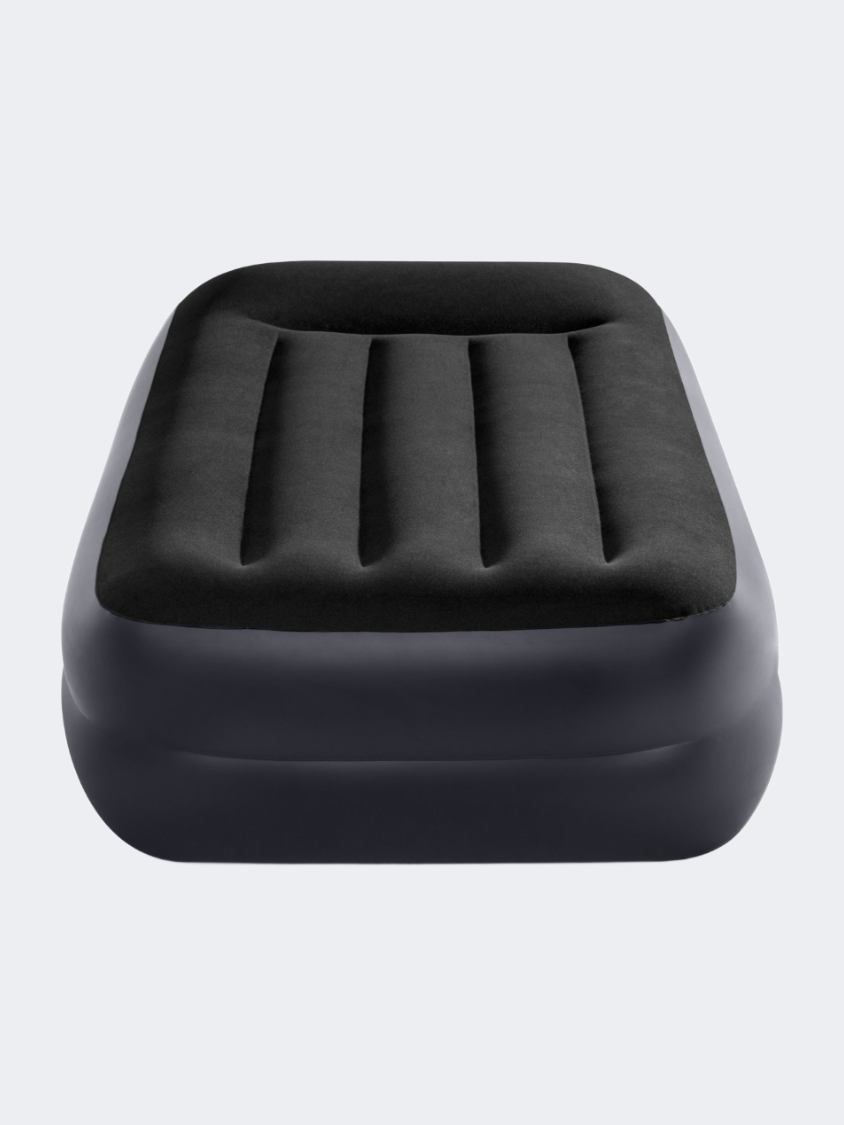 Intex Twin Pillow Airbed Fiber-Tech 99 X 191 X 42 Cm Beach Mats Black