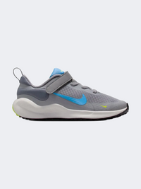 Nike Revolution 7 Ps-Boys Running Shoes Grey/Volt/Blue