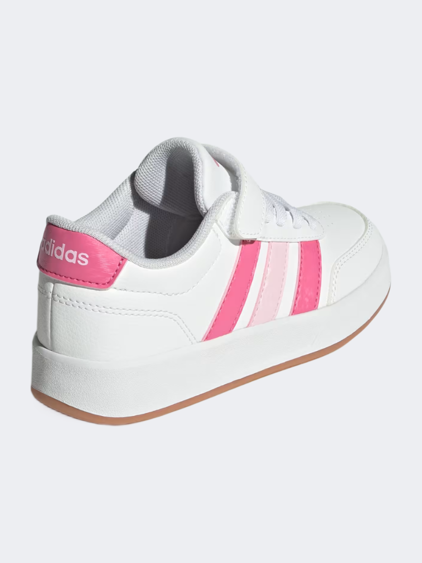 Adidas Breaknet 3.0 Ps-Girls Sportswear Shoes Cloud White/Pink
