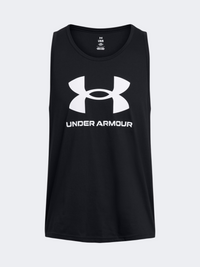 Under Armour Logo Men Lifestyle Tank Black/White